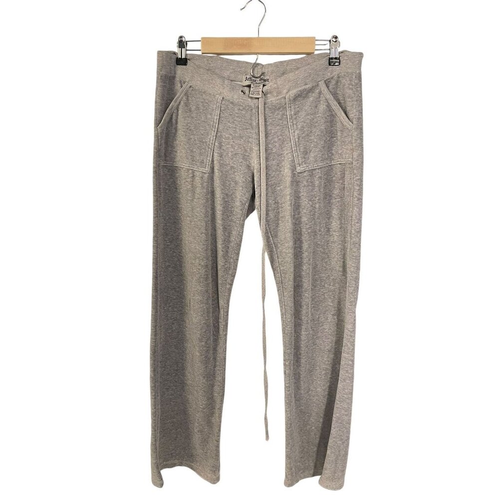 Active Basic Gray Drawstring Lounge Pants